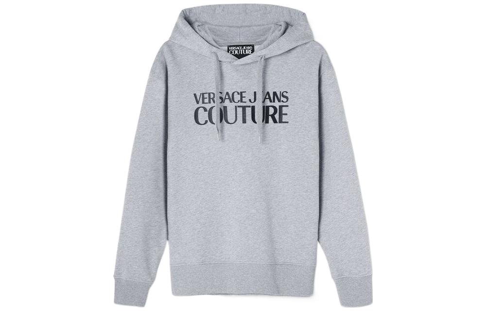Versace SS23 Logo Print Hoodie Grey E74GAIT13-ECF01O-E802