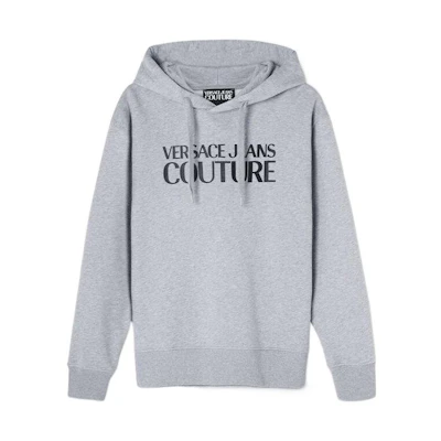 Versace SS23 Logo Print Hoodie Grey E74GAIT13-ECF01O-E802