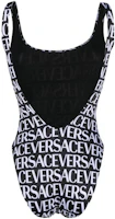 Lookbook VERSACE SS23 黑色印花連體泳衣 1001408-1A05460-5B040
