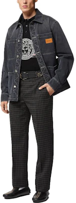 베르사체 SS23 메두사 자수 스트레이트핏 폴로 셔츠 남성 블랙 1008495-1A06075-1B000 Sizing 베르사체 SS23 메두사 자수 스트레이트핏 폴로 셔츠 남성 블랙 1008495-1A06075-1B000