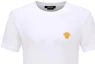 Sizing ヴェルサーチ SS23 メデューサ刺繍 白 カジュアル 半袖 Tシャツ メンズ. 1008481-1A06063-1W000