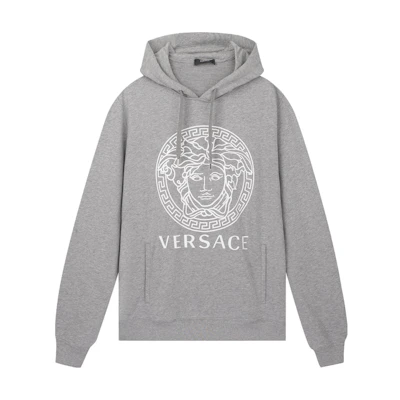 VERSACE SS23 Medusa Logo Print Hoodie Long Sleeve Sweatshirt A89514S-A234889-2E70