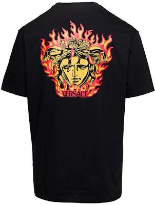 VERSACE SS23 Kaos Casual Crewneck Motif Medusa Hitam. 1010645-1A07707-1B000 Order VERSACE SS23 Kaos Casual Crewneck Motif Medusa Hitam. 1010645-1A07707-1B000