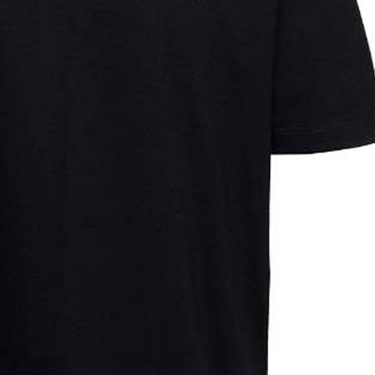 Sizing VERSACE SS23 Kaos Casual Crewneck Motif Medusa Hitam. 1010645-1A07707-1B000