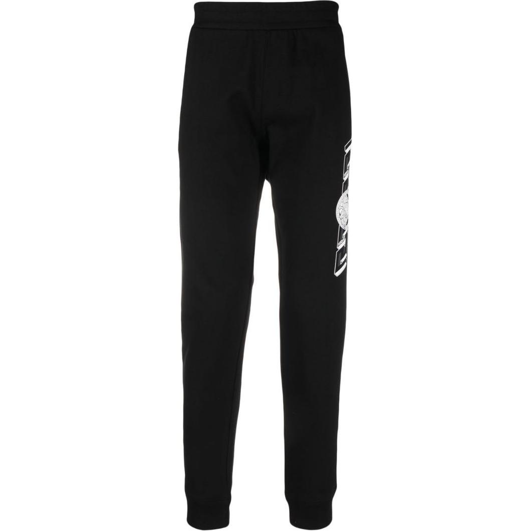 VERSACE SS23 Medusa Print High-Waisted Joggers Men’s Black 1008536-1A06119-1B000