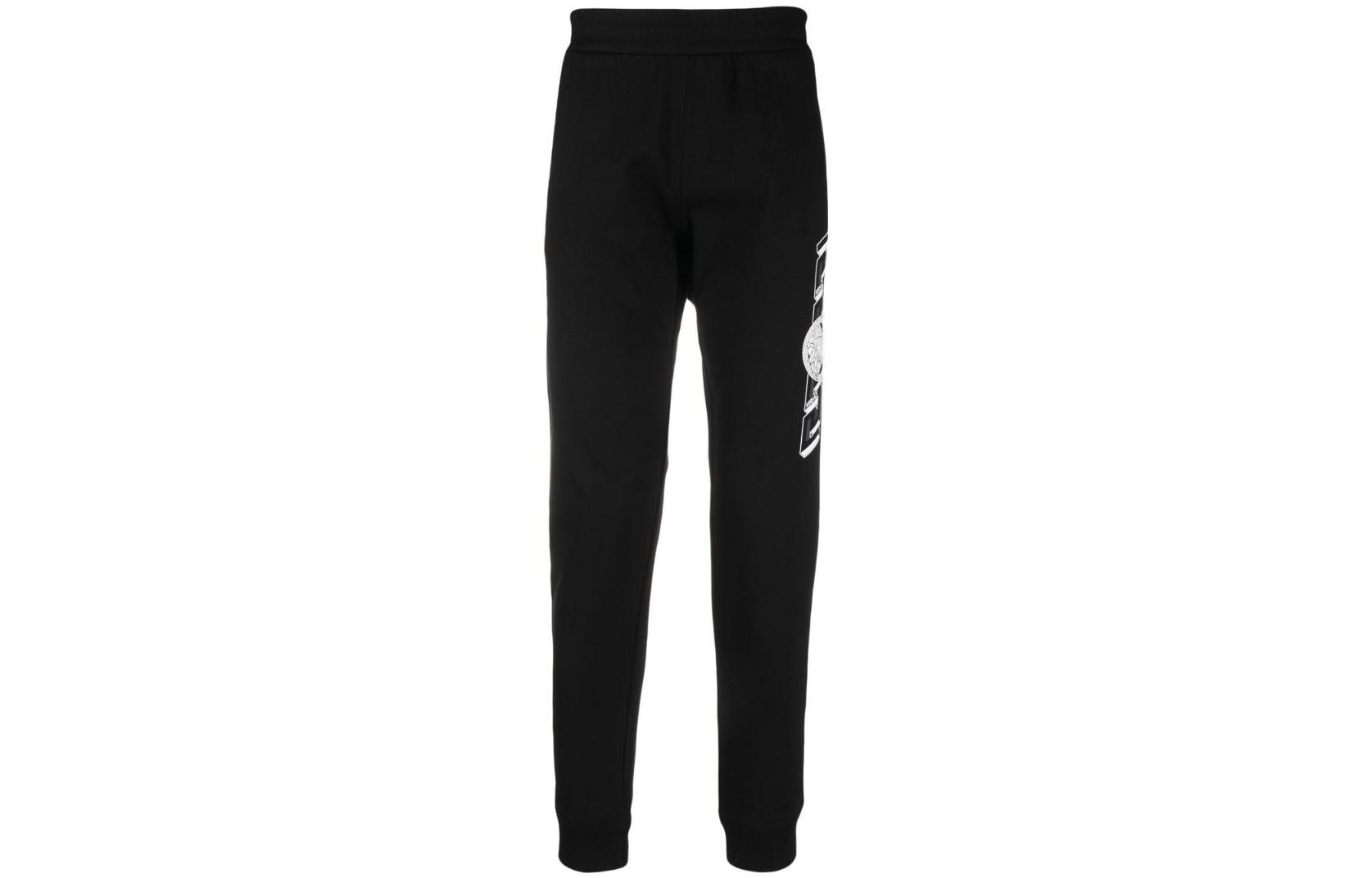 Order VERSACE SS23 Medusa Print High-Waisted Joggers Men’s Black 1008536-1A06119-1B000