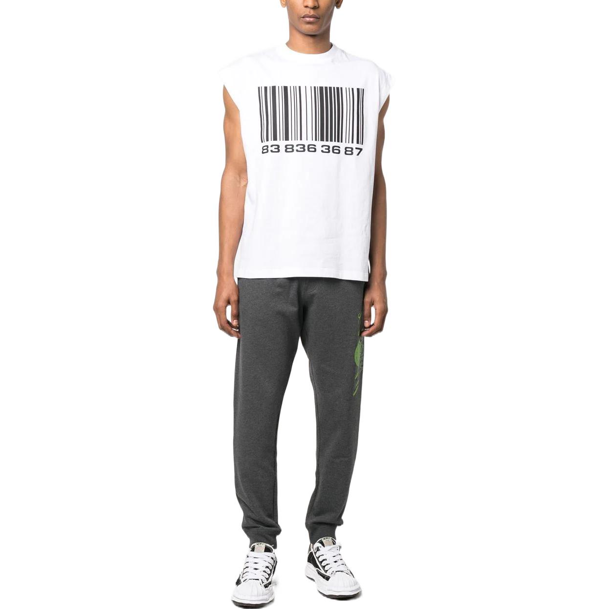 Lookbook VERSACE SS23 Medusa Print High-Waisted Knit Joggers Men’s Dark Grey. 1008536-1A06119-1E210