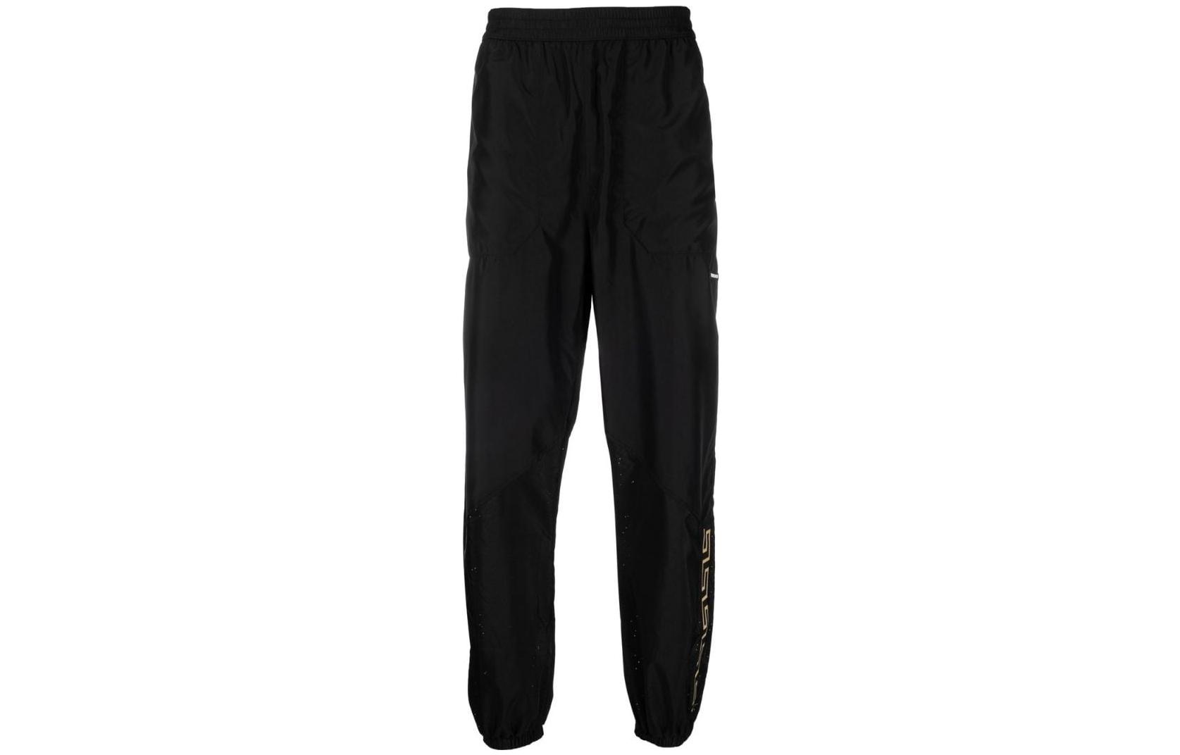 Order Versace SS23 Pattern Print Jogger Knit Track Pants  Black 1008152-1A05631-1B000
