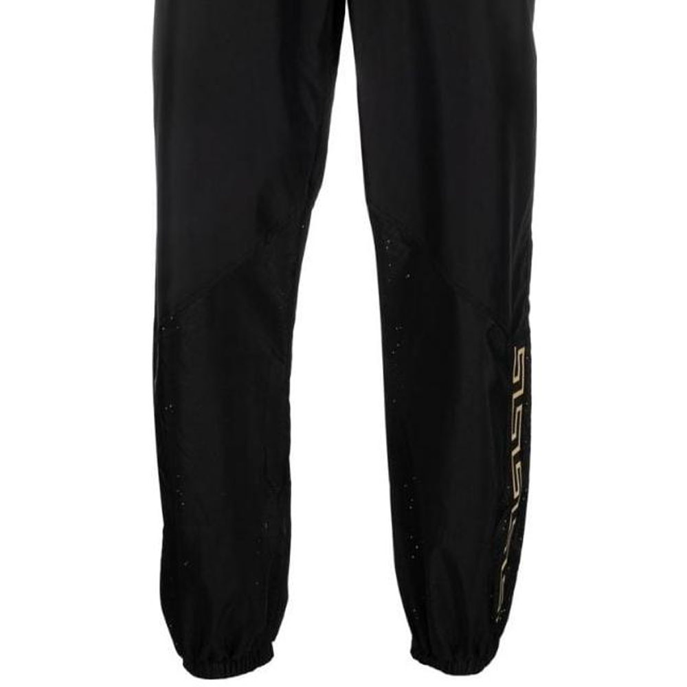 Details for Versace SS23 Pattern Print Jogger Knit Track Pants  Black 1008152-1A05631-1B000