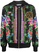 Versace SS23 Patterned Logo Zip-Up Jacket for Men Long Sleeve 74GAI3ZG-FS077-G89 Versace SS23 Patterned Logo Zip-Up Jacket for Men Long Sleeve 74GAI3ZG-FS077-G89