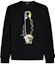 Buy VERSACE SS23 Safety Pin Print Crewneck Pullover Sweatshirt Black Men 1008676-1A06226-2B510