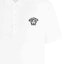 Details for Versace SS23 Solid Color Logo Polo Shirt White A89507S-A231377