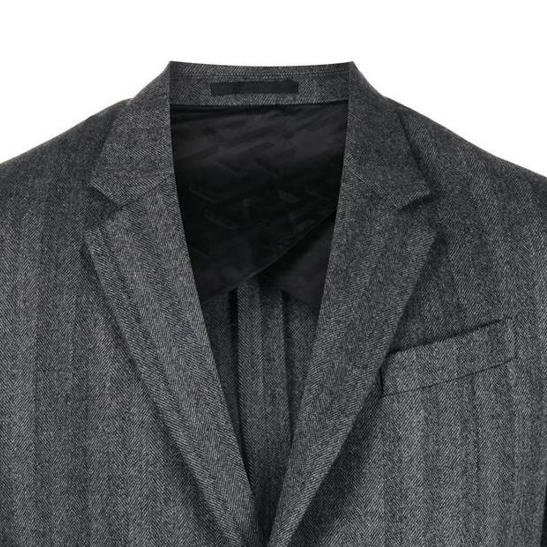 Details for VERSACE SS23 條紋單排扣長袖西裝外套 - 灰色 1008069-1A05345-1E100