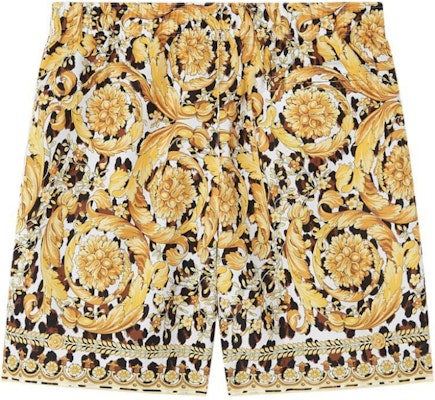 VERSACE SS24 Bañador Amarillo Ámbar con Estampado 1016218-1A12308-5W050 Lookbook VERSACE SS24 Bañador Amarillo Ámbar con Estampado 1016218-1A12308-5W050