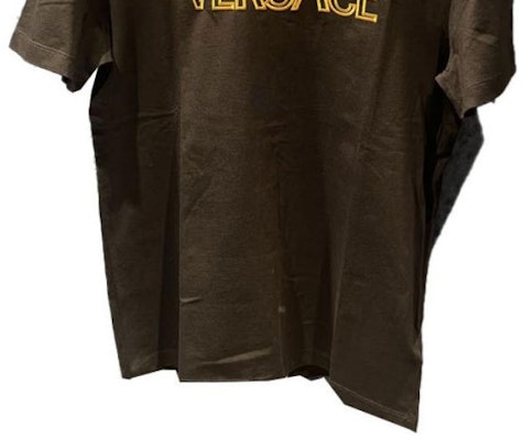 VERSACE SS24 Black Logo Embroidered Crewneck Casual T-Shirt 1011860-1A10755-2B150VERSACE Details for VERSACE SS24 Black Logo Embroidered Crewneck Casual T-Shirt 1011860-1A10755-2B150VERSACE