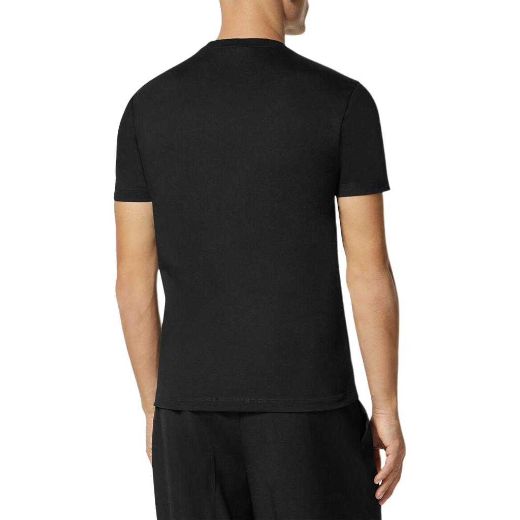 VERSACE SS24  Black Logo Graphic Print Crew Neck T-Shirt 1013944-1A10645-1B000 圖 4
