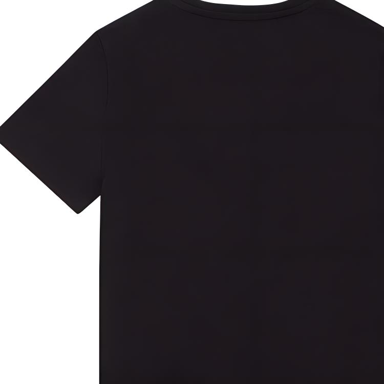 Sizing VERSACE SS24  Logo Embroidered Crew Neck T-Shirt Black 1011860-A230901-2B150