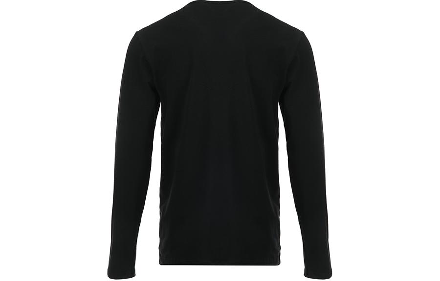 Shop ヴェルサーチ SS24 ロゴプリント 長袖 Tシャツ 2枚セット ブラック AU10197-1A1001-1A1008