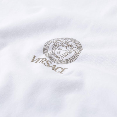 范思哲 SS24 修身印花长袖圆领T恤 双包装 白色 AU10197-1A10011-A1001 Purchase 范思哲 SS24 修身印花长袖圆领T恤 双包装 白色 AU10197-1A10011-A1001