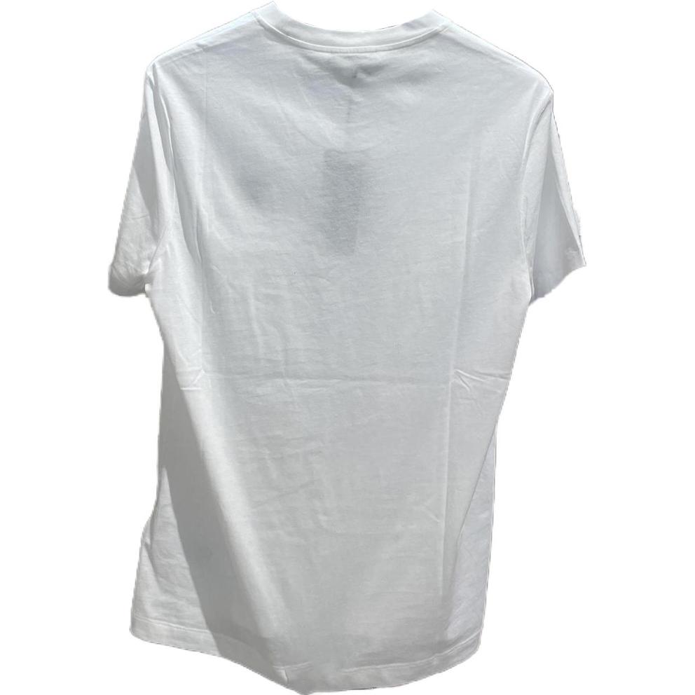 Lookbook VERSACE SS24 白色圓領標誌短袖T恤。 A89500S-A230901-2W020