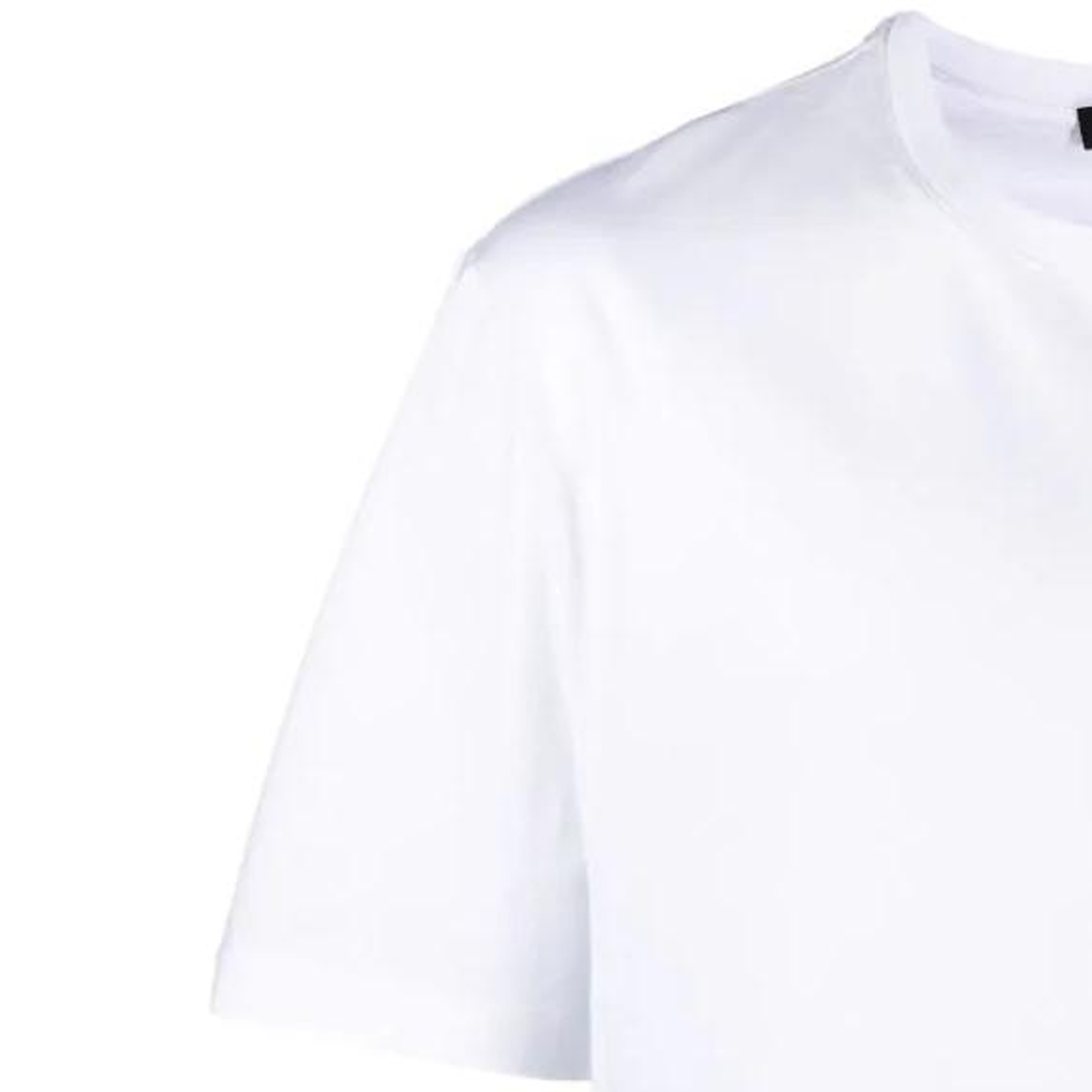 VERSACE SS24  White Logo Embroidered Crewneck Casual T-Shirt 1013302-1A09865-1W010 圖 7