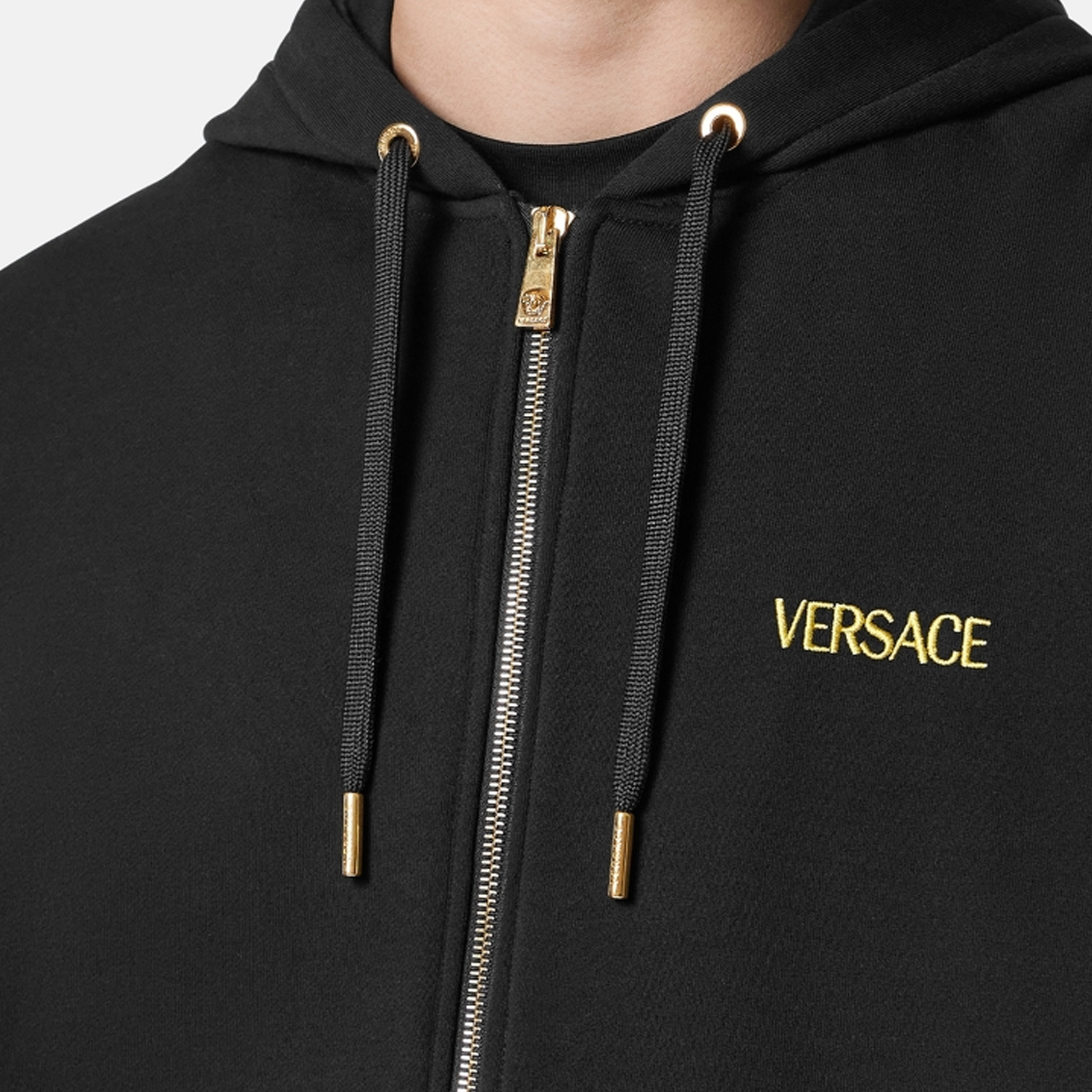 VERSACE SS24 Dragon Logo Hoodie Black  Pullover. 1014550-1A10374-2B150 圖 6