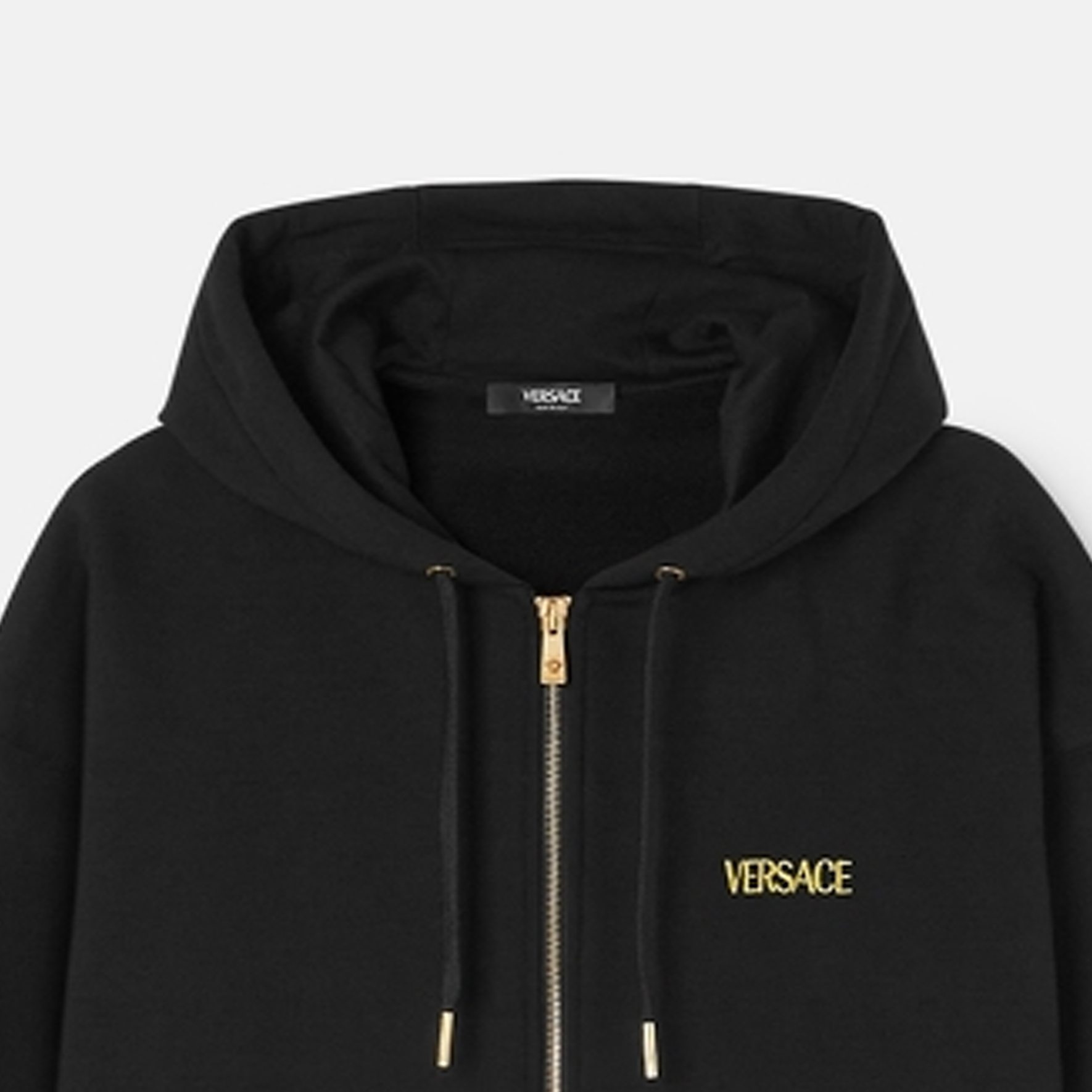 VERSACE SS24 Dragon Logo Hoodie Black  Pullover. 1014550-1A10374-2B150 圖 7