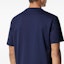 Details for VERSACE SS24 Logo Print Navy Blue Casual Crewneck T-Shirt for Men. 1013302-1A09867-1UI20