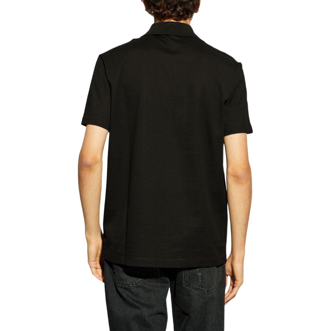 VERSACE SS24 Medusa Logo Short Sleeve Polo Shirt Men’s Black 1013906-1A11306 圖 4