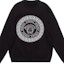 Shop VERSACE SS24 Medusa Print Crewneck Long Sleeve Sweatshirt Men’s Black 1011852-1A12064-2B020