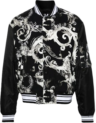 Versace SS24 Printed Single-Breasted Pilot Jacket Black 76GAS46M-ES084-L54 Buy Versace SS24 Printed Single-Breasted Pilot Jacket Black 76GAS46M-ES084-L54