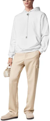 Versace SS24 Hoodie Pullover Solid Color Putih dengan Tali Serut. 1008661-1A06213-1W000 Lookbook Versace SS24 Hoodie Pullover Solid Color Putih dengan Tali Serut. 1008661-1A06213-1W000