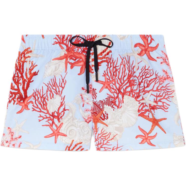 VERSACE Starfish Print Mid-Rise Loose Fit Swim Shorts Men FW24 Multicolor 1016217-1A11347-5UB20