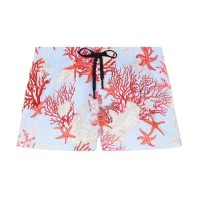 VERSACE Starfish Print Mid-Rise Loose Fit Swim Shorts Men FW24 Multicolor 1016217-1A11347-5UB20