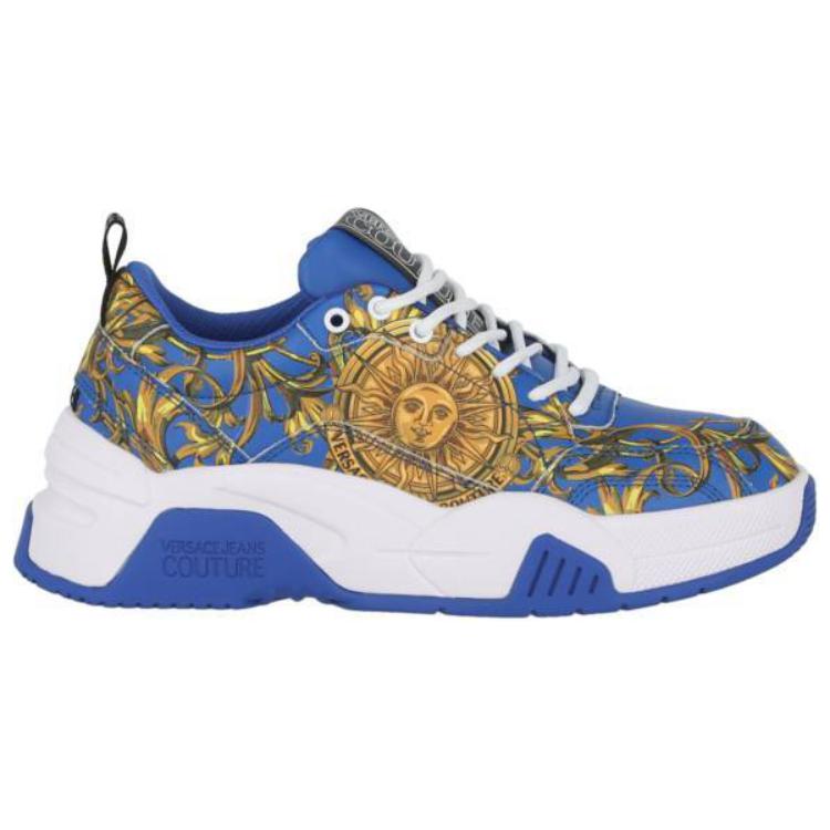 Versace Stargaze Sneakers 'Sun Garland Print - Blue' 圖 2