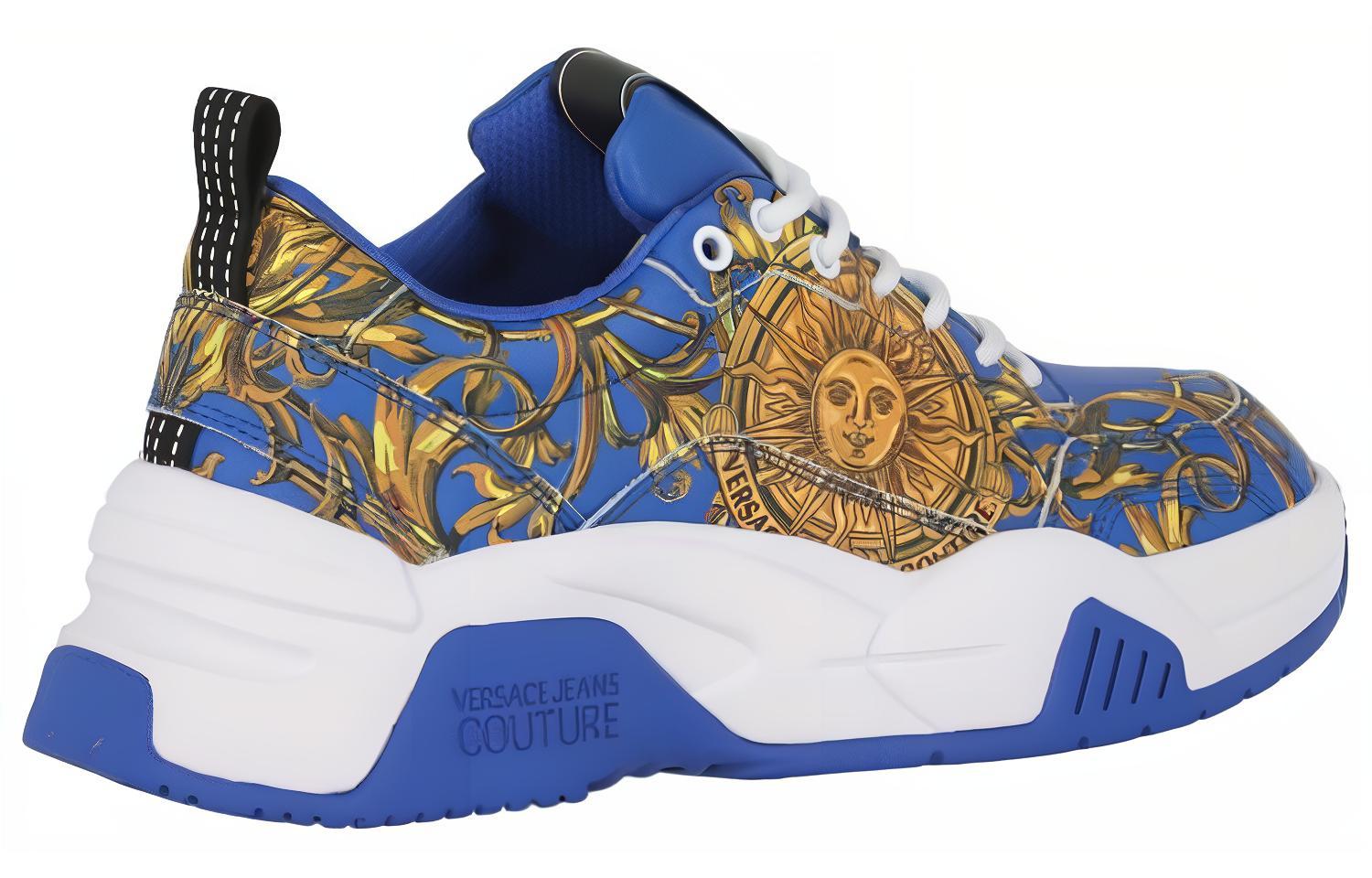 Versace Stargaze Sneakers 'Sun Garland Print - Blue' 圖 4