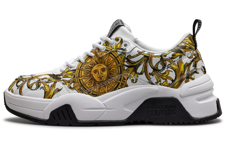 Versace Stargaze Sneakers 'Sun Garland Print -White Gold'