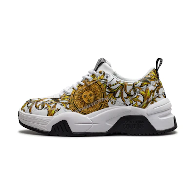 Versace Stargaze Sneakers 'Sun Garland Print -White Gold'