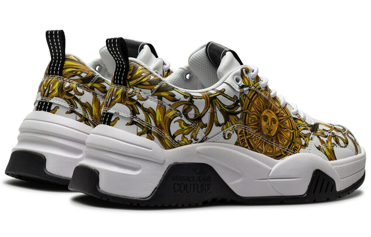 Versace Stargaze Sneakers 'Sun Garland Print -White Gold' 圖 4