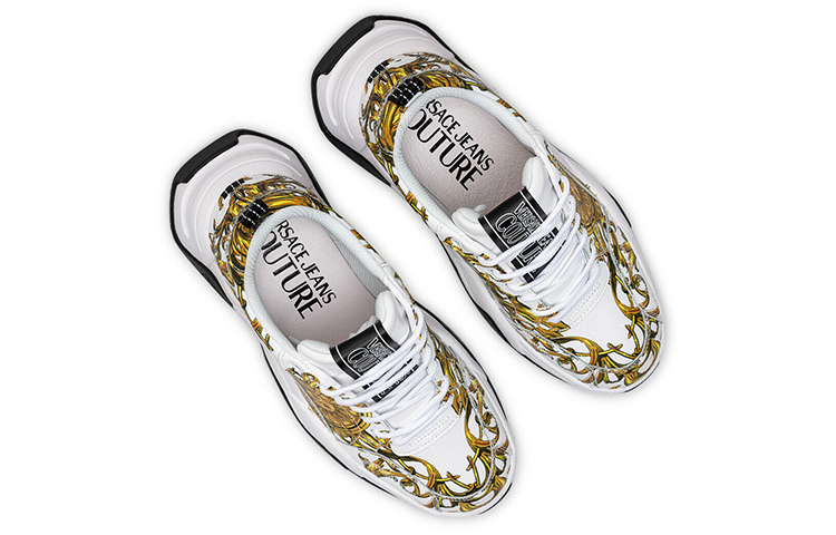 Versace Stargaze Sneakers 'Sun Garland Print -White Gold' 圖 5