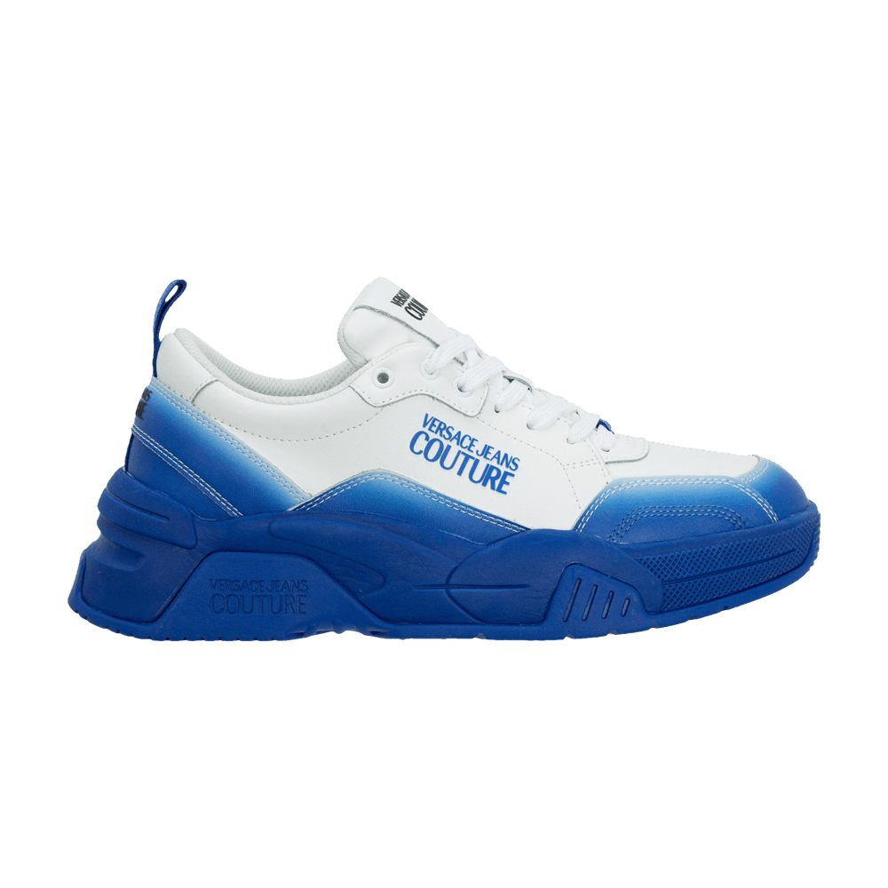 Buy ヴェルサーチ スターゲイズ スニーカー (白/青) 72YA3SF6-71960-LE5