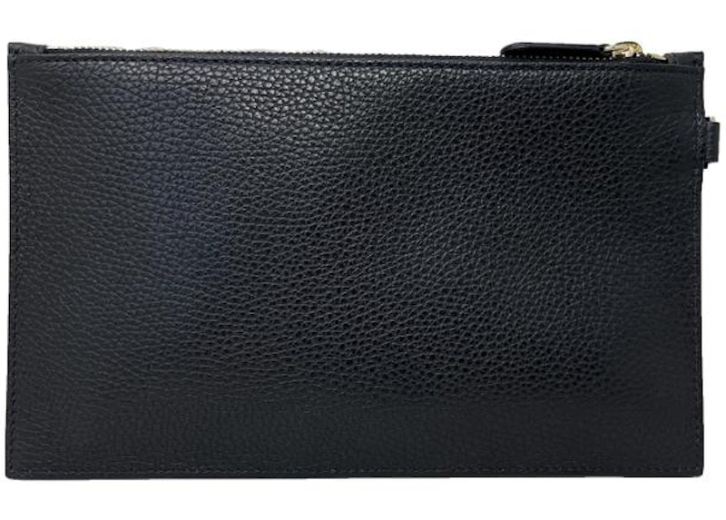 Versace Top Zip Clutch Bag Black 圖 2