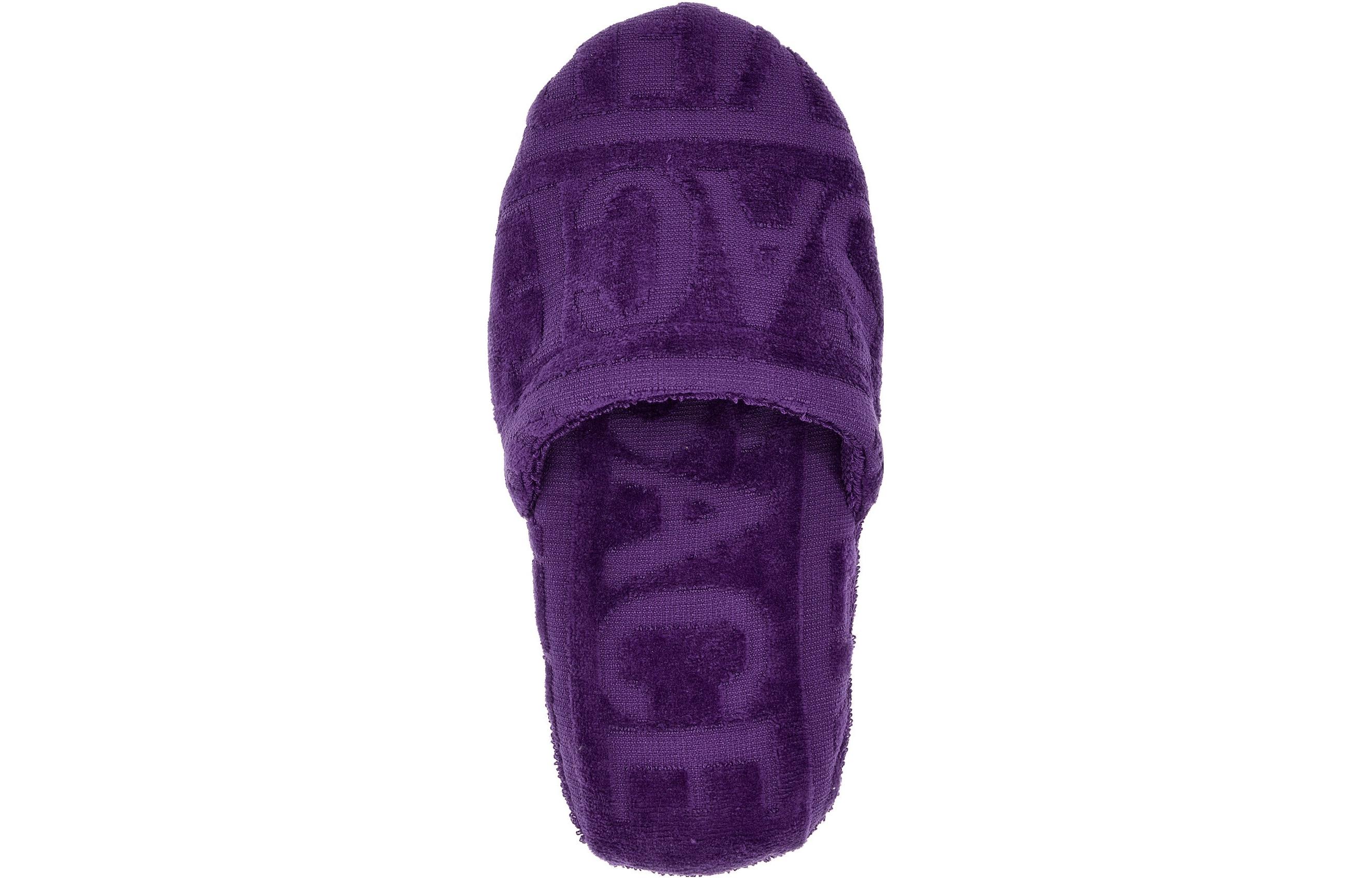 Buy Versace Towel Slippers 'Solid Purple' ZSLB000091A075451L540