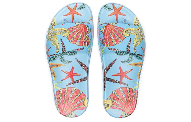 Versace Trésor De La Mer Slide 'Blue Print' 圖 3