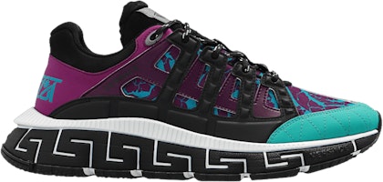 Versace Trigreca 'Barocco Print - Teal Plum' DSU8094-1A04983-6V450 Versace Trigreca 'Barocco Print - Teal Plum' DSU8094-1A04983-6V450