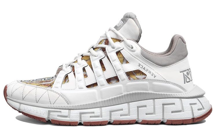 Buy VERSACE范思哲 Trigreca 耐磨防滑 厚底鞋 男款 白色