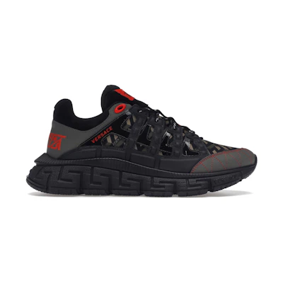 Versace Trigreca 'Black Red'