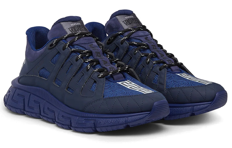 Lookbook Versace Trigreca 'Biru' Sepatu Pria DSU8094-1A02709-1U040