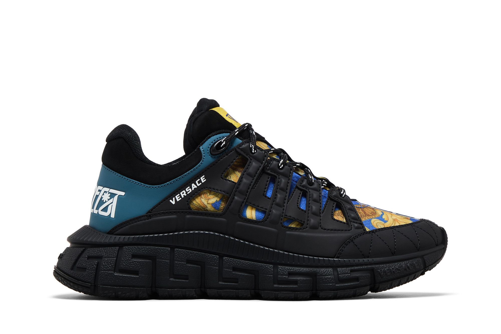 Buy ヴェルサーチ トリグレカ メドゥーサ・ルネサンス柄 (青) DSU8094-1A00838_6B370