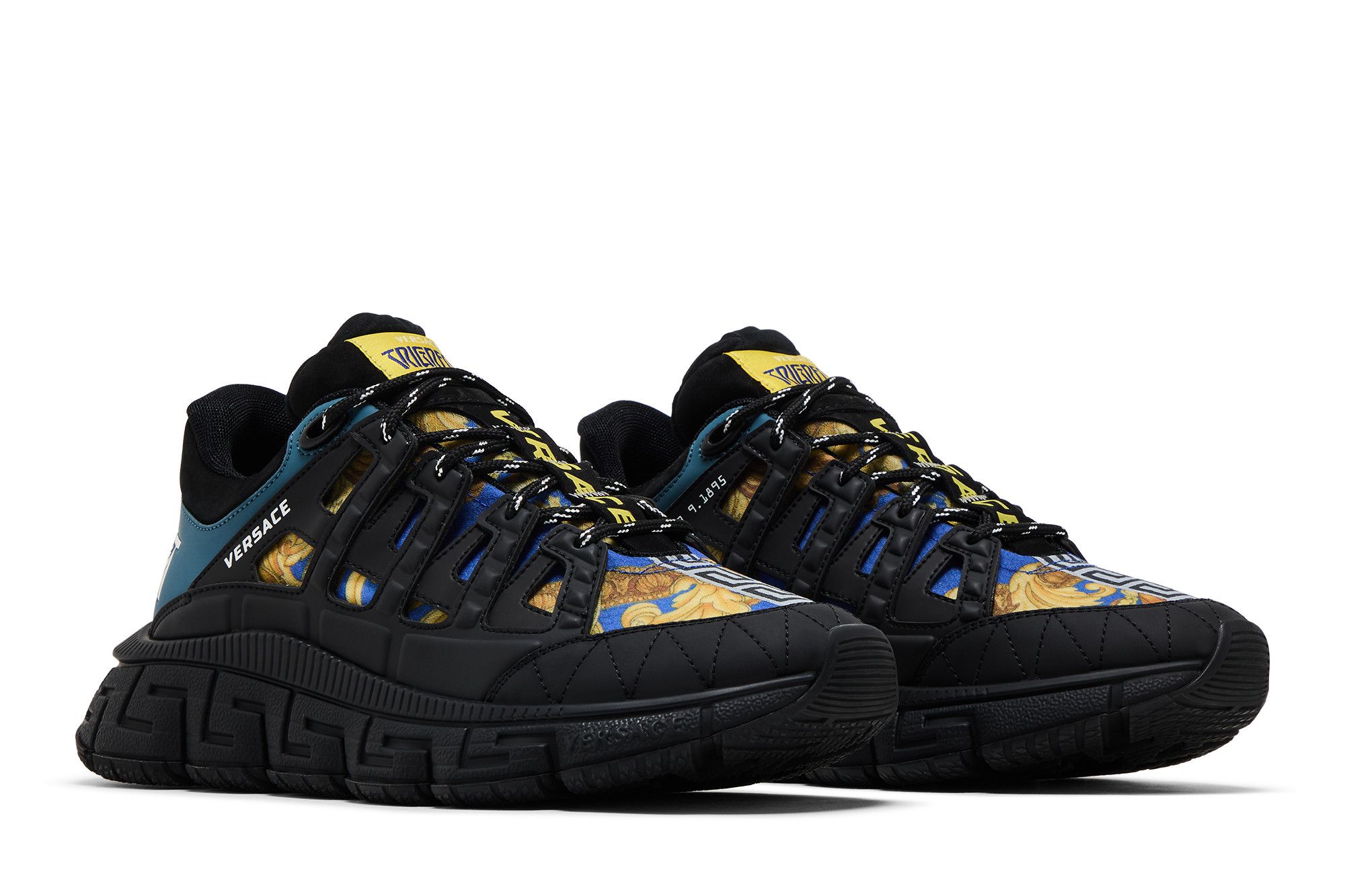 Versace Trigreca 'Medusa Renaissance Print - Blue' 圖 8